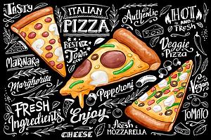 Pizza med sushi